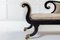 19th Century Ebonised Chaise Longue, Image 6