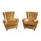 Fauteuils en Velours, 1950s, Set de 2 1