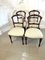 Antique Victorian Quality Carved Walnut Dining Chairs, Set of 4, Image 2