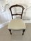 Antike viktorianische Esszimmerstühle aus geschnitztem Nussholz, 4er Set 5