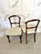 Antique Victorian Quality Carved Walnut Dining Chairs, Set of 4 7