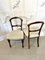 Antique Victorian Quality Carved Walnut Dining Chairs, Set of 4, Image 7