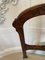Antike viktorianische Esszimmerstühle aus geschnitztem Nussholz, 4er Set 11