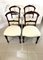 Antique Victorian Quality Carved Walnut Dining Chairs, Set of 4 1