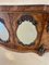 Antique Victorian Burr Walnut Marble Top Credenza 10