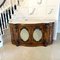 Antique Victorian Burr Walnut Marble Top Credenza 1