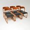 French Teak Dining Chairs by Baumann, 1960s, Set of 6 10