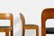Set de Table de Salle à Manger Vintage avec Chaises en Contreplaqué et Table en Bois avec Incrustation en Ardoise, 1970s, Set de 5 12