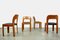 Set de Table de Salle à Manger Vintage avec Chaises en Contreplaqué et Table en Bois avec Incrustation en Ardoise, 1970s, Set de 5 14