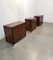Italian Wood and Aluminum Buffets and 1 Chest of Drawers by Gianni Moscatelli for Formanova, 1970s, Set of 3 3