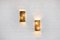 Italian Murano Glass Wall Lights with Geometric Patterns, 1960s, Set of 2 2