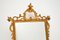 Antiker italienischer Spiegel mit vergoldetem Holzrahmen 3