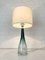 Dänische Mid-Century Tischlampe aus Glas von Holmegaard für Lyfa, 1960er 3