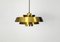 Mid-Century Danish Nova Pendant Lamp in Brass by Jo Hammerborg for Fog & Mørup, 1960s, Image 1