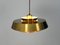 Mid-Century Danish Nova Pendant Lamp in Brass by Jo Hammerborg for Fog & Mørup, 1960s, Image 6