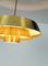 Mid-Century Danish Nova Pendant Lamp in Brass by Jo Hammerborg for Fog & Mørup, 1960s, Image 7