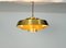 Mid-Century Danish Nova Pendant Lamp in Brass by Jo Hammerborg for Fog & Mørup, 1960s, Image 9