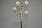 5-Light Marble and Glass Floor Lamp, Italy, 1950s 4