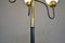 5-Light Marble and Glass Floor Lamp, Italy, 1950s 7