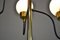 5-Light Marble and Glass Floor Lamp, Italy, 1950s, Image 8