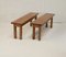 Brutalist French Bench, 1960, Set of 2 21