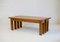Brutalist French Bench, 1960, Set of 2 24