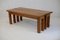 Brutalist French Bench, 1960, Set of 2 4