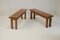 Brutalist French Bench, 1960, Set of 2 13