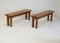 Brutalist French Bench, 1960, Set of 2 1