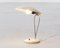 Italian White, Chrome & Brass Table or Desk Lamp, 1950s, Image 7