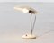Italienische Tischlampe in Weiß, Chrom & Messing, 1950er 7
