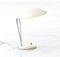 Italian White, Chrome & Brass Table or Desk Lamp, 1950s 1