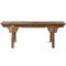 Antique Elm Wood Bench 2