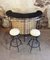 Spanish Cocktail Bar & High Stools from Ferrocolor Hermanos Vidal, 1960s, Set of 3, Image 2