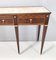 Large Vintage Italian Walnut Console with Glass Top by Paolo Buffa, Image 11