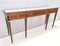 Large Vintage Italian Walnut Console with Glass Top by Paolo Buffa 7