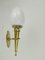 Vintage Brass Wall Lamp, 1930 1