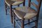French Straw Mountain Chalet Chairs by Georges Robert, 1950s, Set of 24 3
