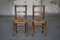 French Straw Mountain Chalet Chairs by Georges Robert, 1950s, Set of 24 13