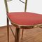 Italian Brass Chairs in the Style of Chiavarri, 1960s, Set of 2 7