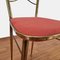 Italian Brass Chairs in the Style of Chiavarri, 1960s, Set of 2, Image 7