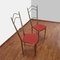 Italienische Messing Stühle im Stil von Chiavarri, 1960er, 2er Set 4