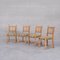 Mid-Century Danish Oak Dining Chairs by Henning Kjærnulf, Set of 4 1