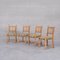 Mid-Century Danish Oak Dining Chairs by Henning Kjærnulf, Set of 4, Image 1