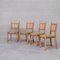 Mid-Century Danish Oak Dining Chairs by Henning Kjærnulf, Set of 4 5