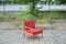 Mid-Century Walnut Easy Chair from Knoll Antimott 5