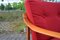Mid-Century Walnut Easy Chair from Knoll Antimott 24