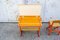 Children's Desk with Folding Seat in the Style of Fratelli Reguitti, 1950s, Set of 2 6