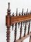 Antique Spindle Wood Bed, 1900s 3