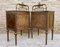 French Walnut and Bronze Bedside Tables or Nightstands, Set of 2 14